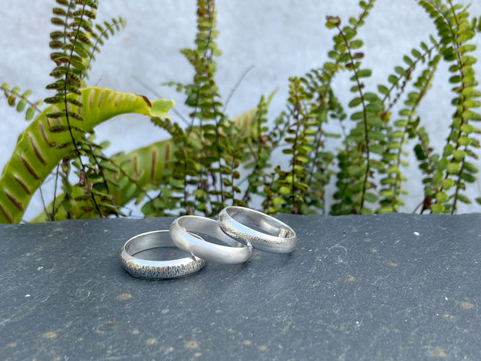Silver rings - hand made